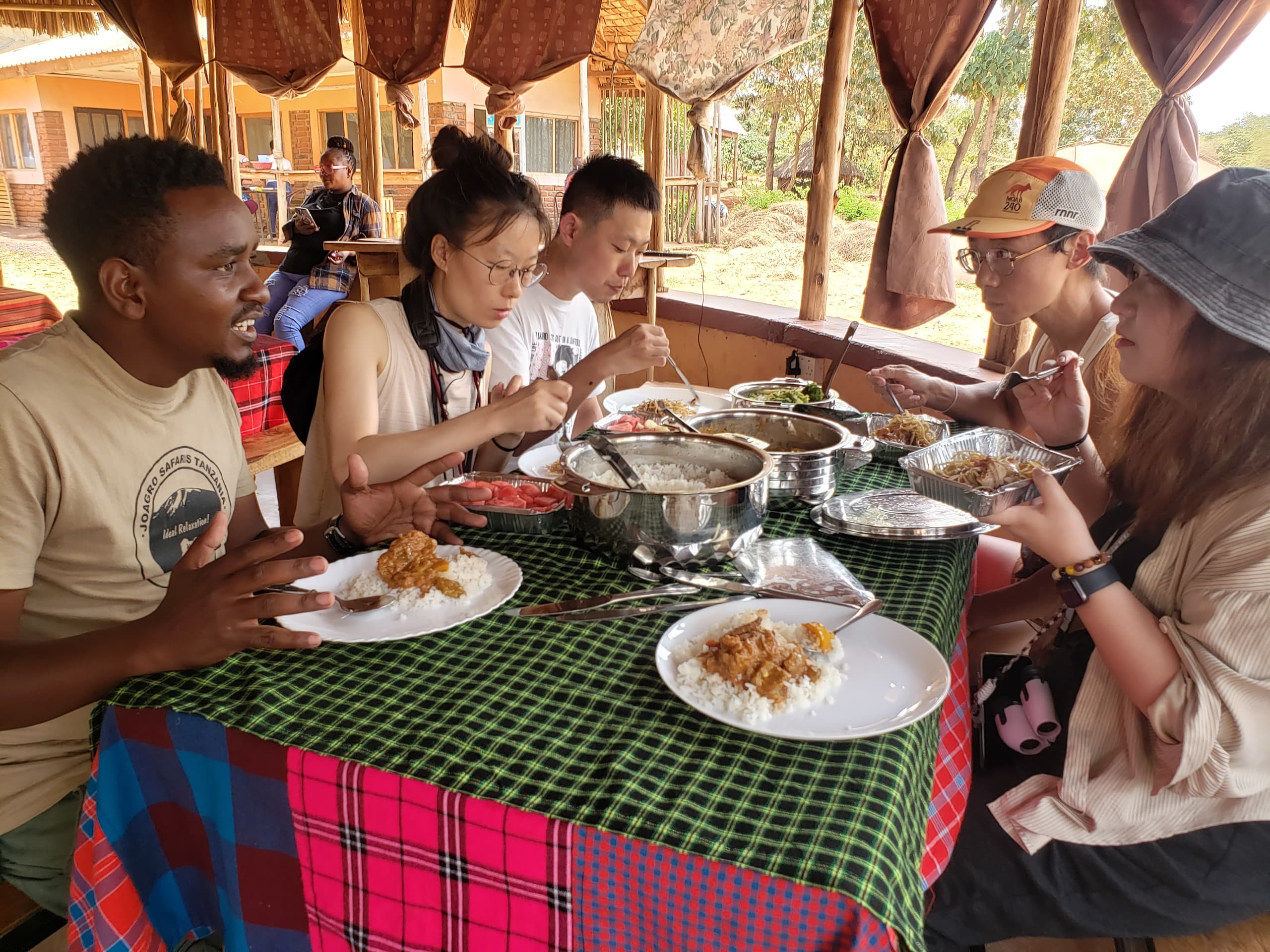 Hot meals during a Tanzania safari